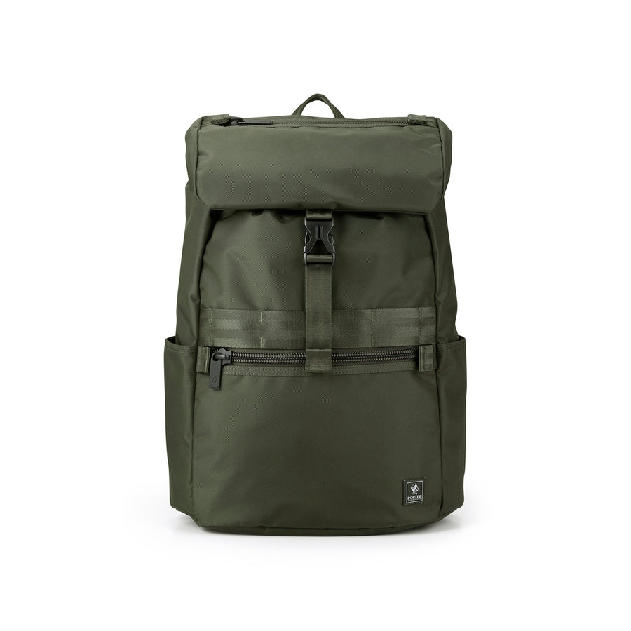 PORTER INTERNATIONAL Youngster Backpack 'Forest Green' - front view