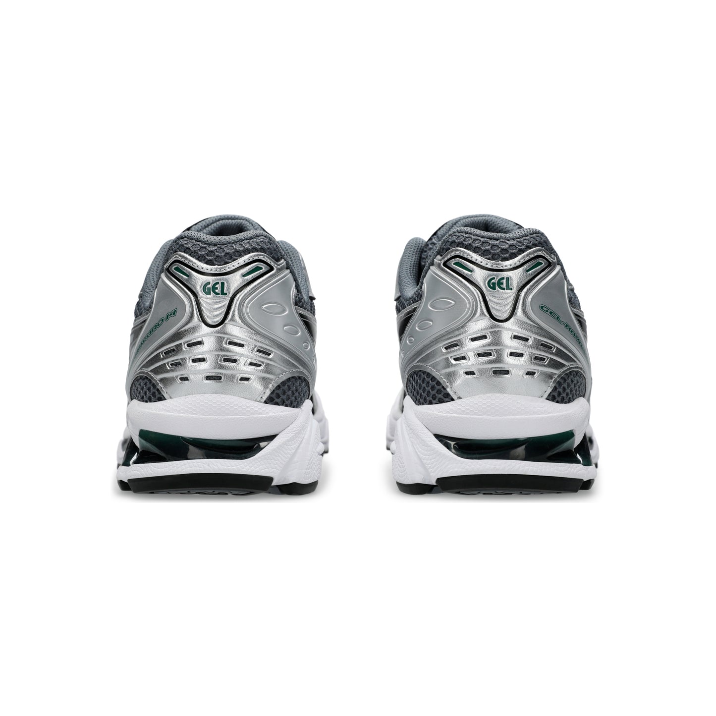 Asics Gel-Kayano 14 Metropolis Jasper Green running shoes with GEL™ cushioning and durable rubber outsole