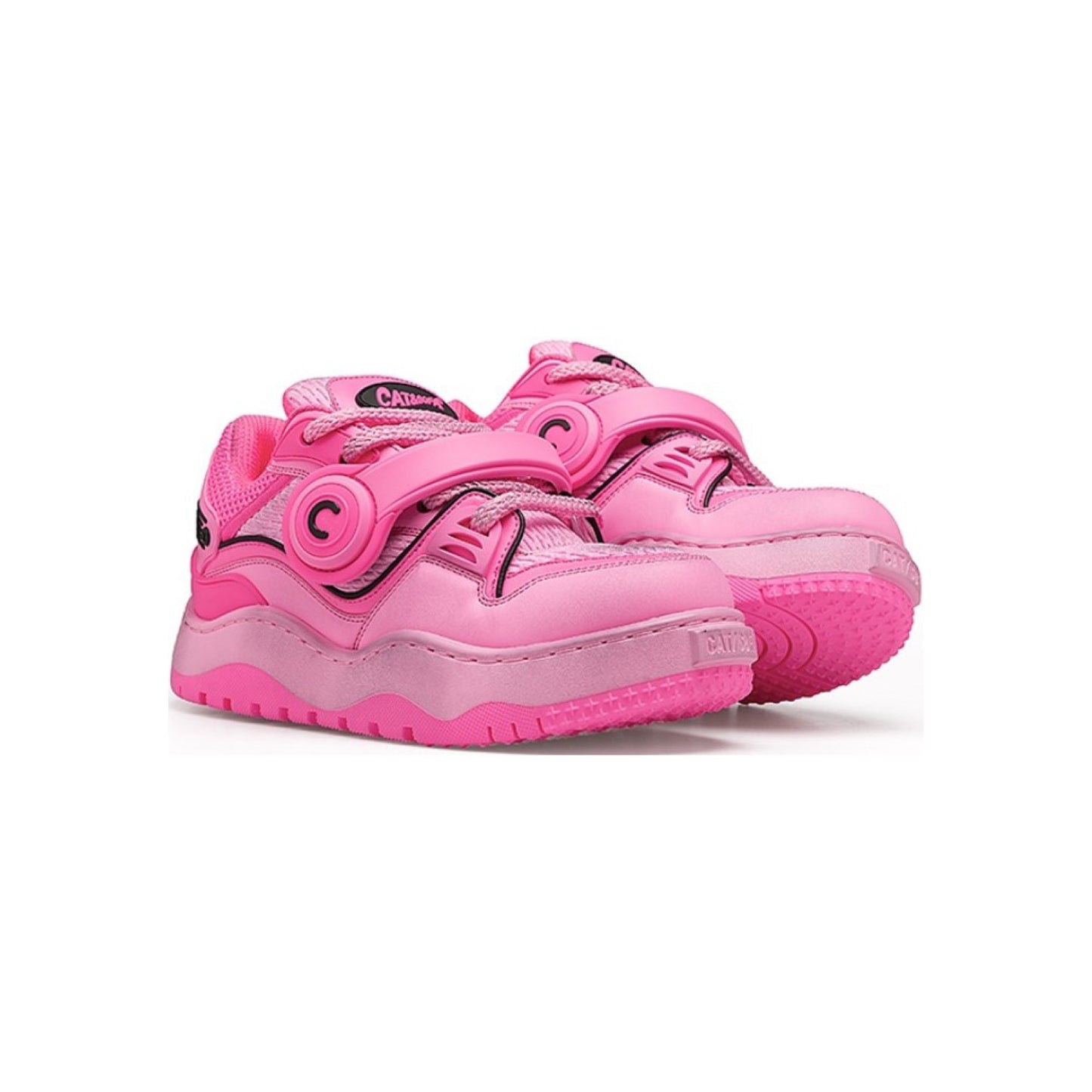 Cat & Sofa Headphone Shoes 'Triple Pink'