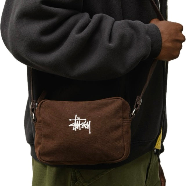 Stüssy Canvas Pouch 'Brown'