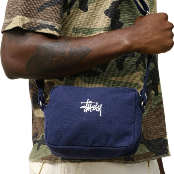 Stüssy Canvas Pouch 'Navy'