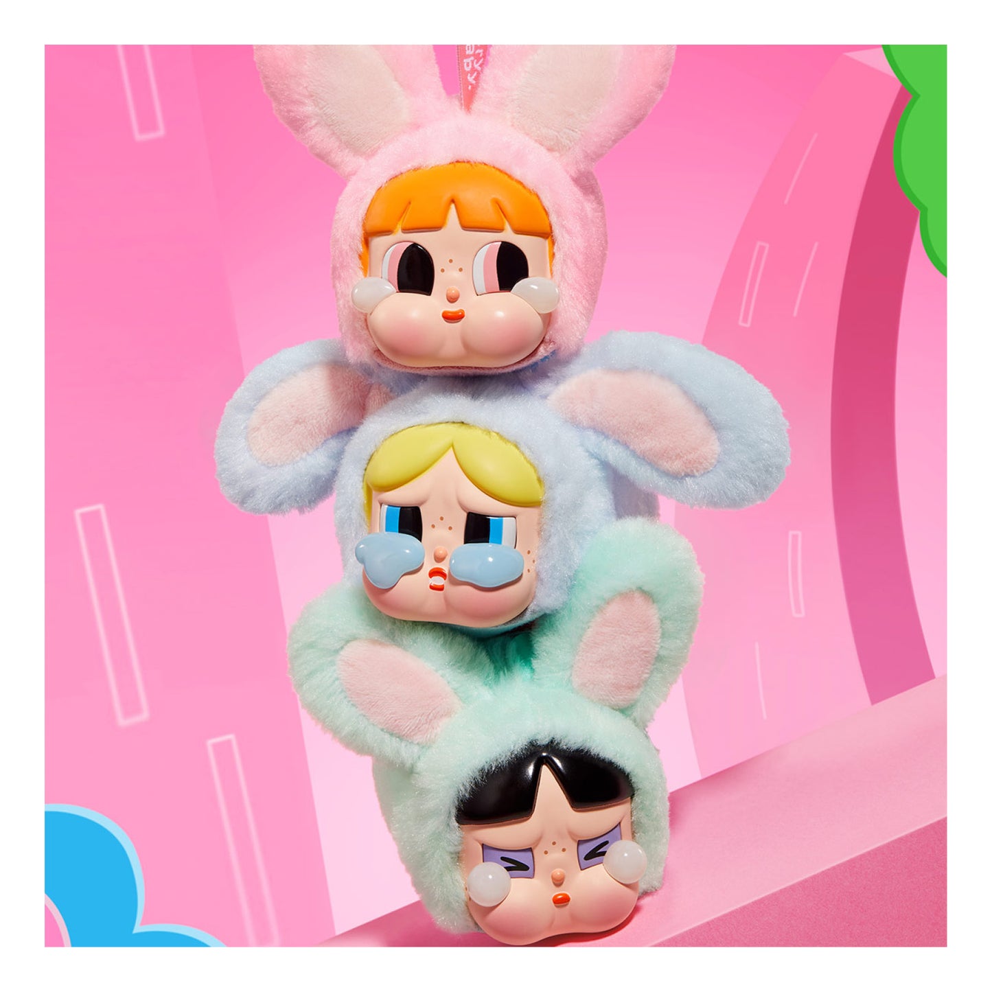 Crybaby x Powerpuff Girls Series - Vinyl Face Plush Blind Box