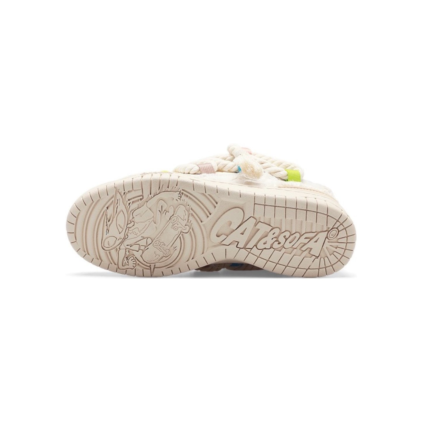 Cat & Sofa Dread Locks 'Cream Beige'