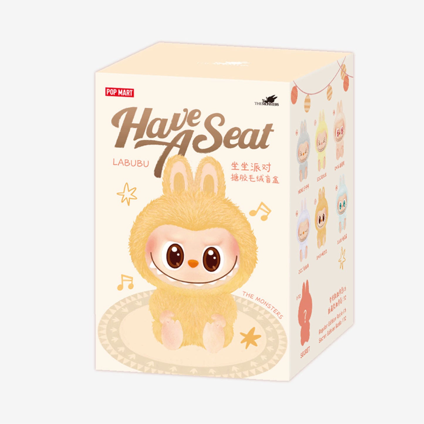 The Monsters - Labubu V2 Have A Seat Vinyl Plush Blind Box