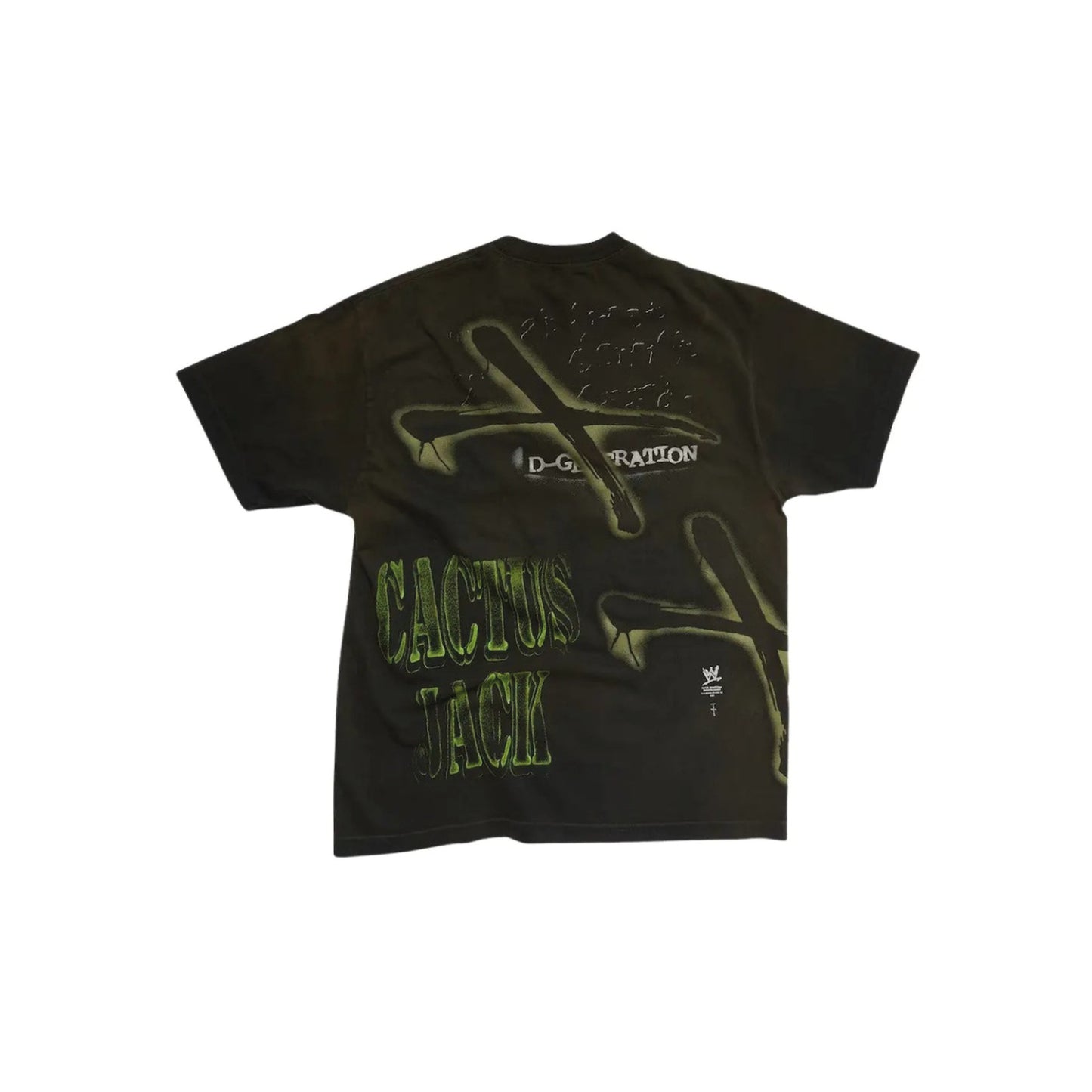 Travis Scott Cactus Jack x WWE Two Words DX T-Shirt