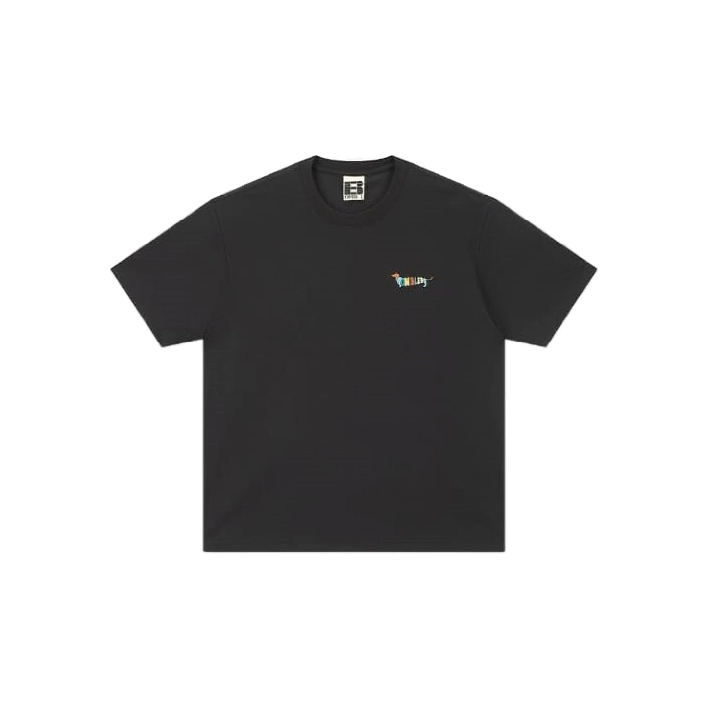 Boneless Skateboarding Dog Print SS T-Shirt 'Black'
