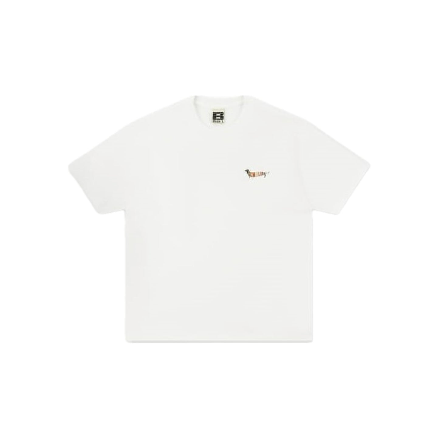 Boneless Skateboarding Dog Print SS T-Shirt 'Cream'