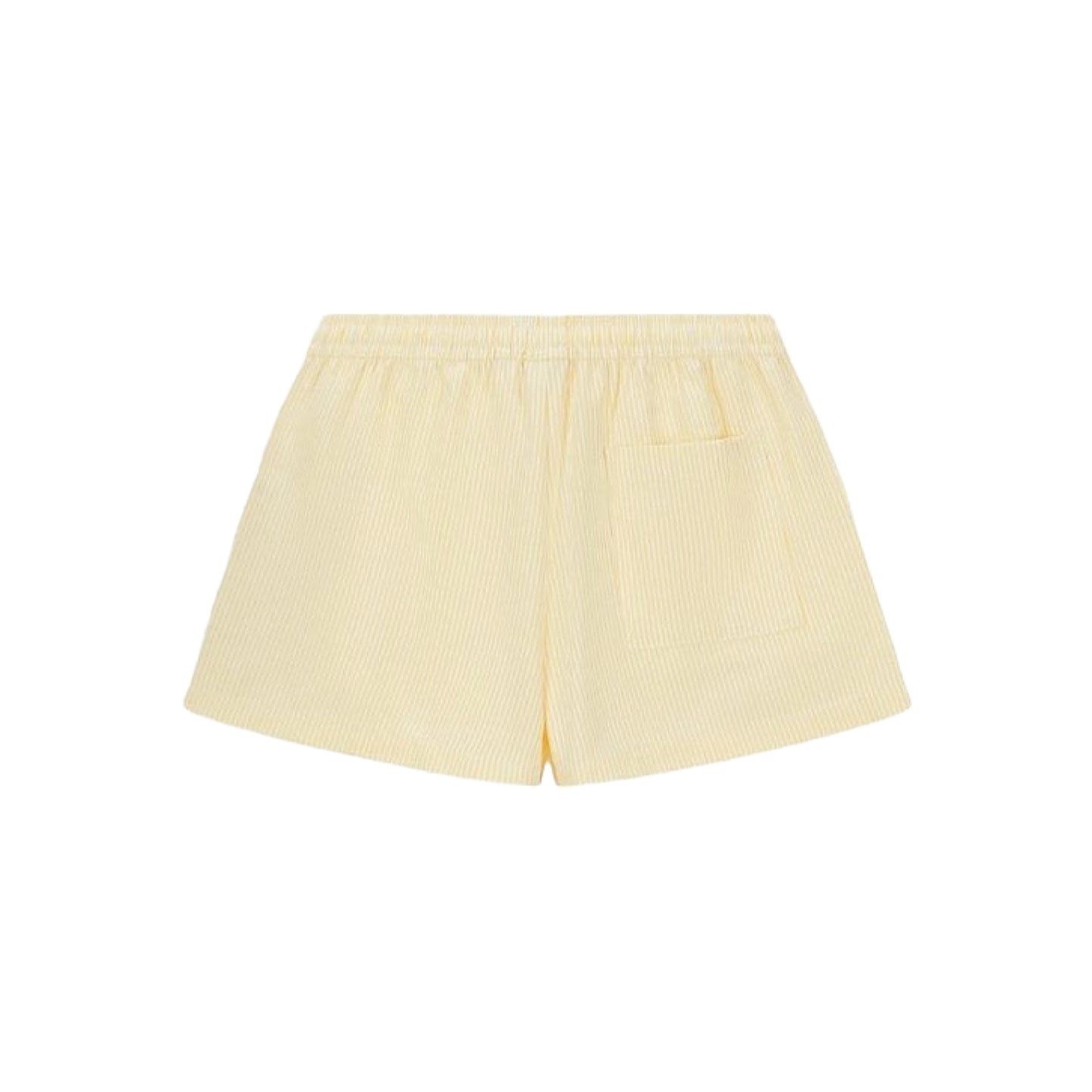 Boneless Striped Casual Shorts 'Yellow White' (WMNS)