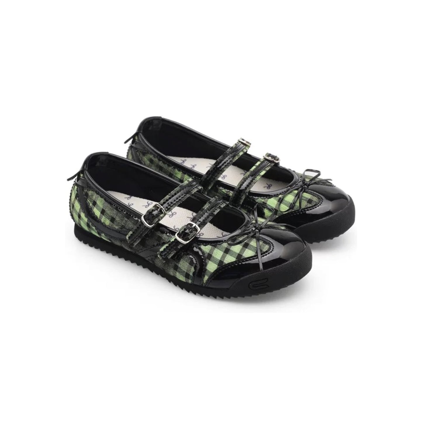 Cat & Sofa Mary Jane 'Green Pinic'