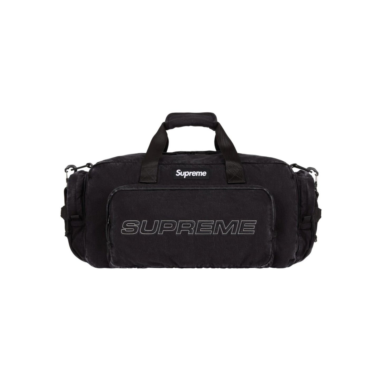 Supreme Denim Duffle Bag 'Black'