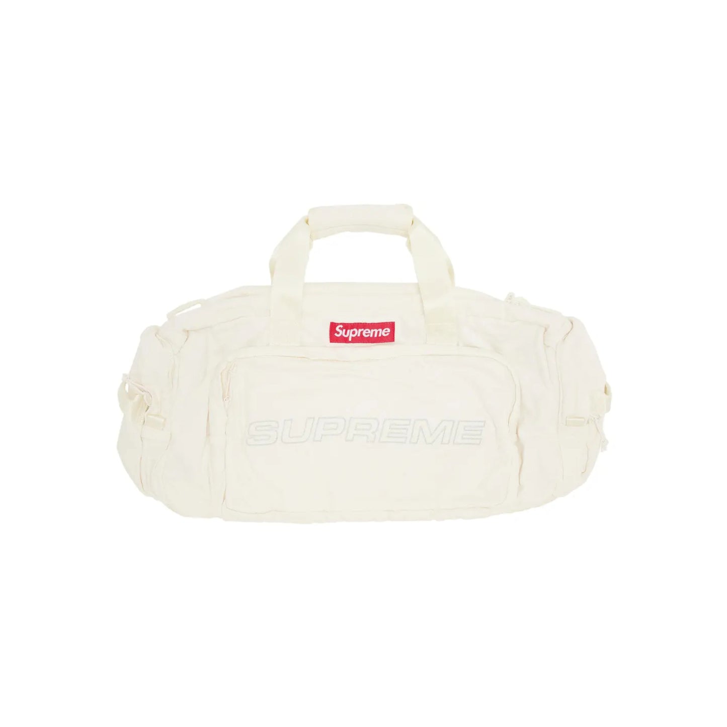 Supreme Denim Duffle Bag 'White'