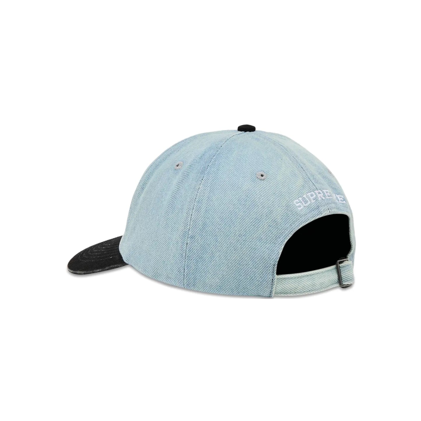 Supreme Pigment Coated 2-Tone S Logo 6-Panel Cap 'Denim'