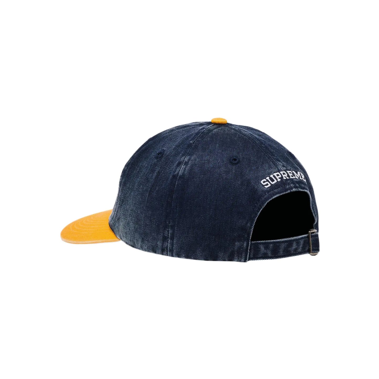 Supreme Pigment Coated 2-Tone S Logo 6-Panel Cap 'Navy'