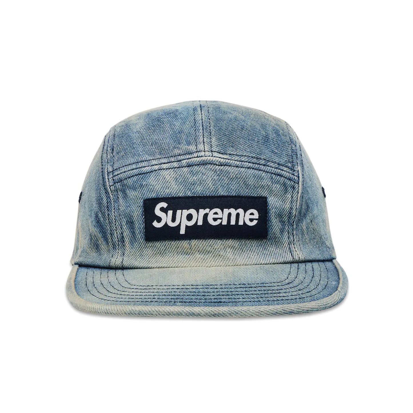 Supreme Washed Chino Twill Camp Cap 'Denim'
