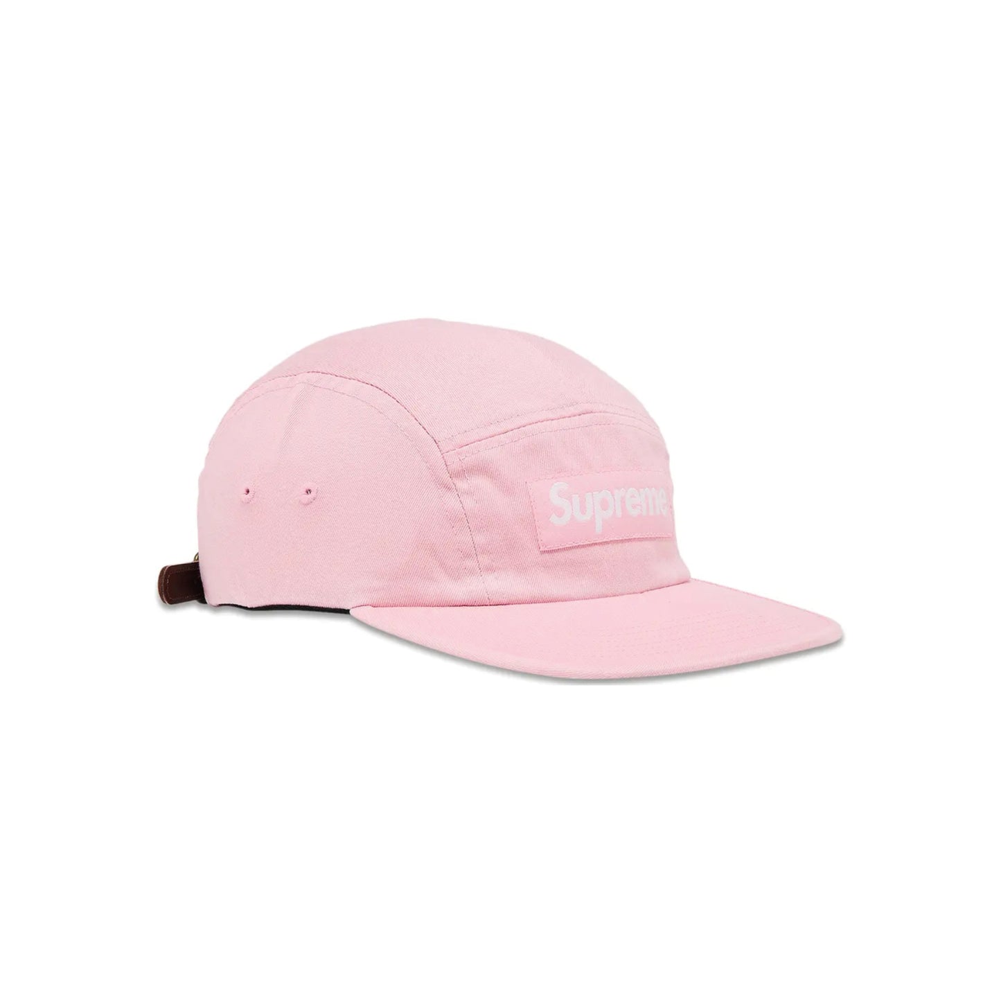 Supreme Washed Chino Twill Camp Cap 'Pink'