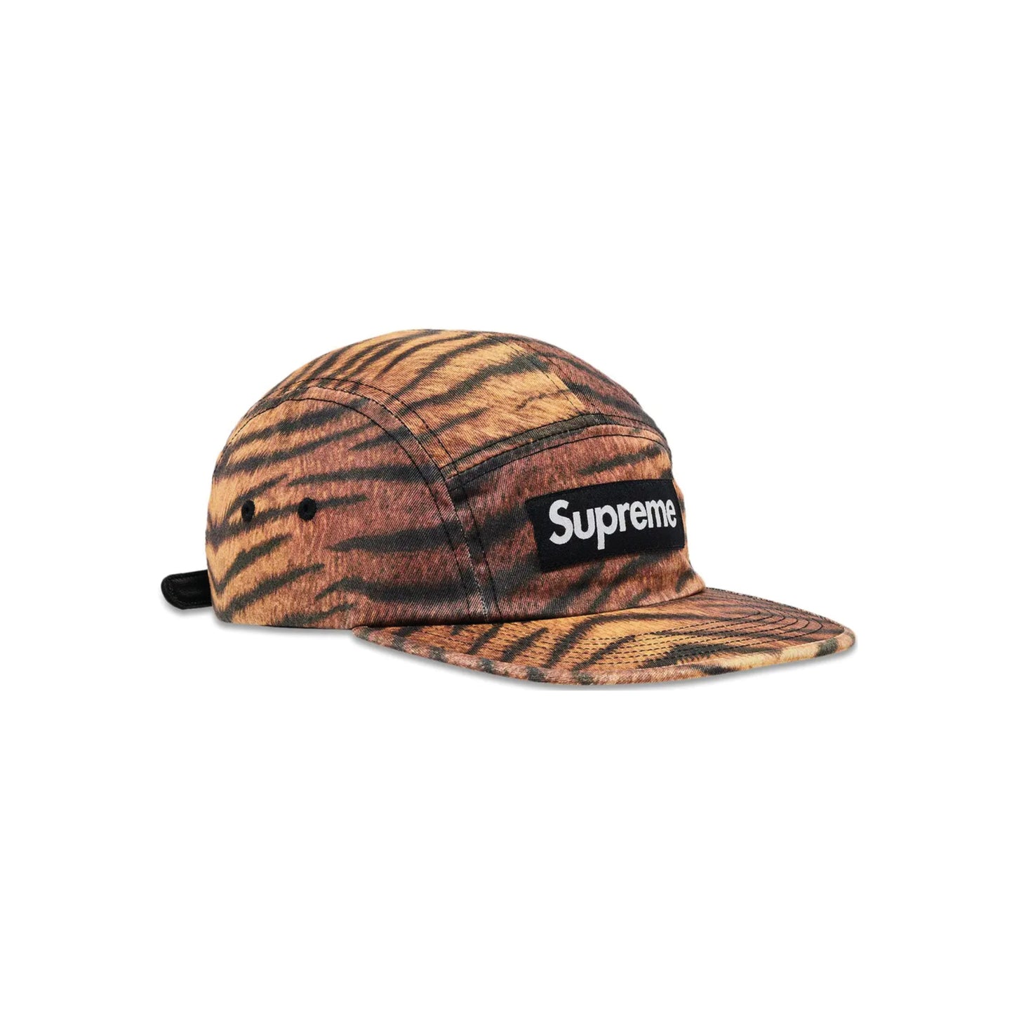 Supreme Washed Chino Twill Camp Cap 'Tiger'