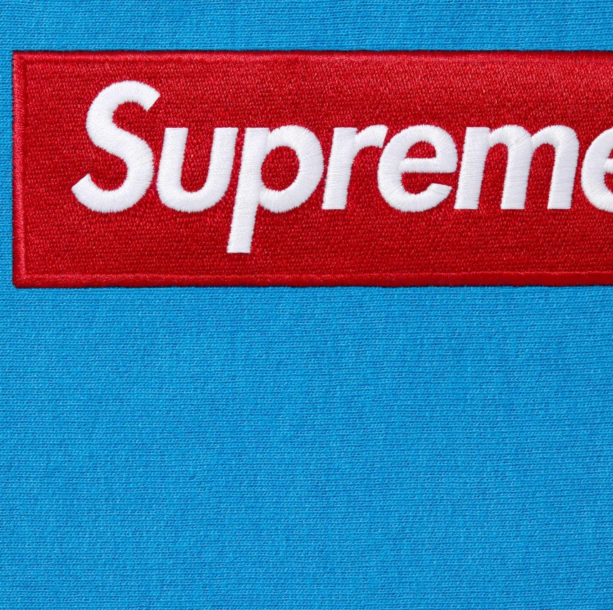 Supreme Box Logo Hoodie Sweatshirt 'Blue'