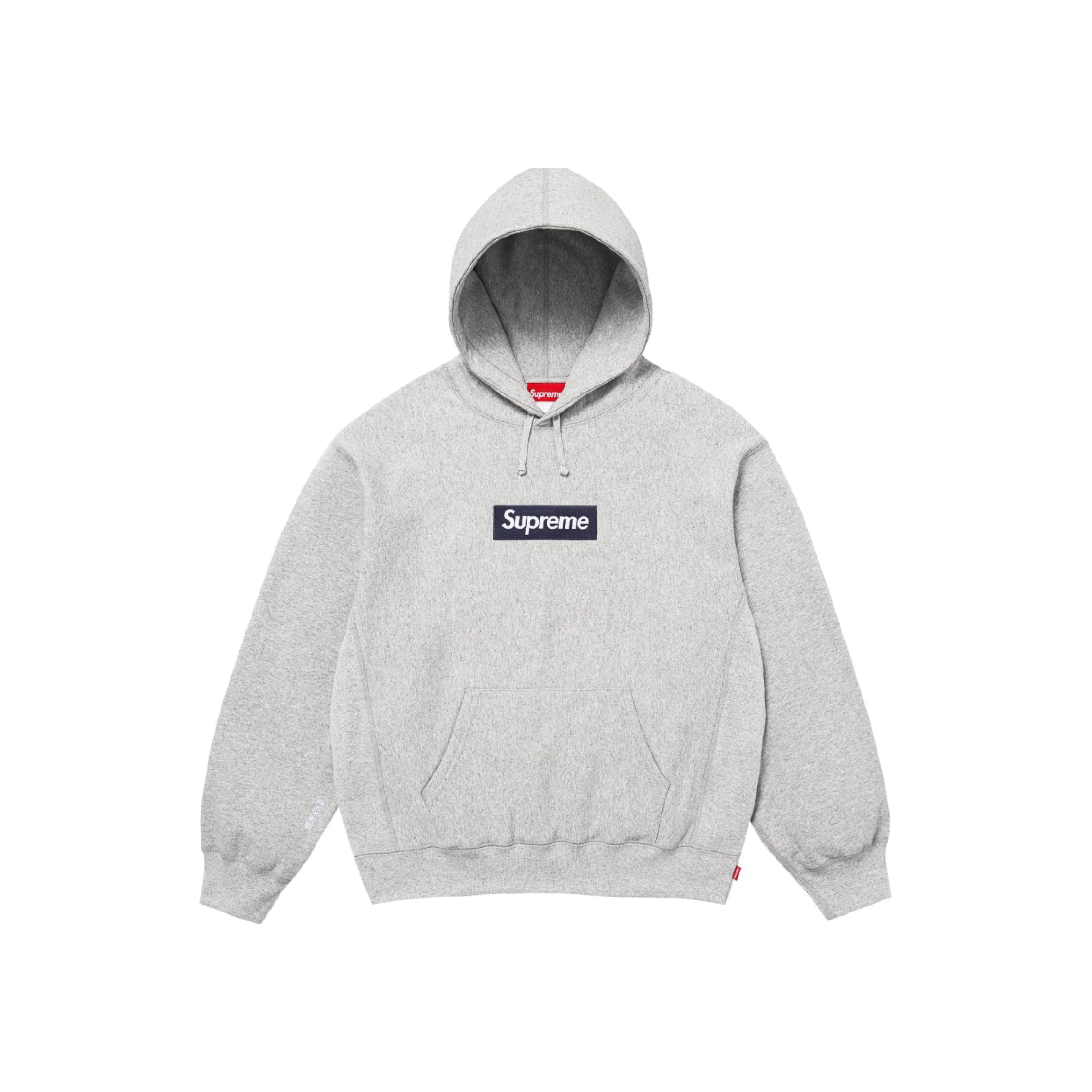 Supreme Box Logo Hoodie Sweatshirt 'Grey' - Sneaksurf Singapore