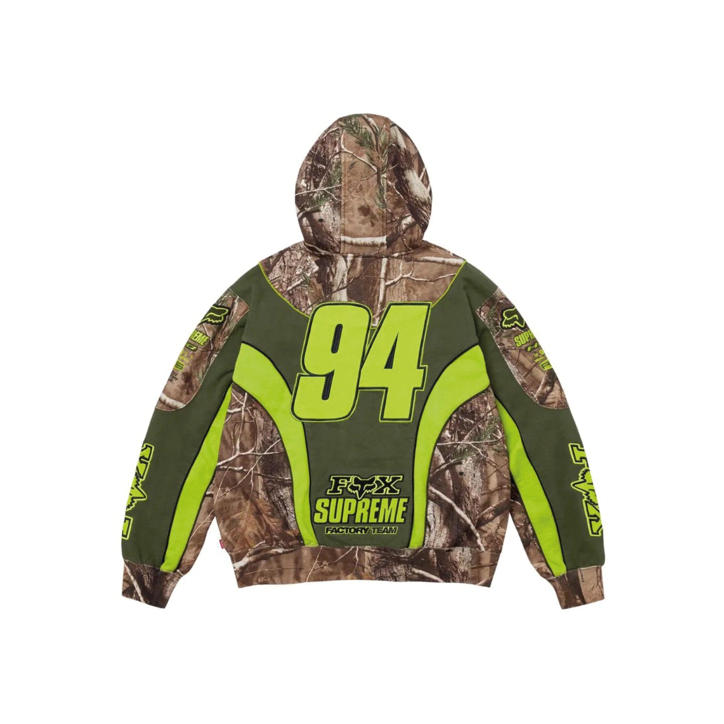 Supreme x Fox Racing Zip Up Hooded Sweatshirt 'Realtree AP Camo'