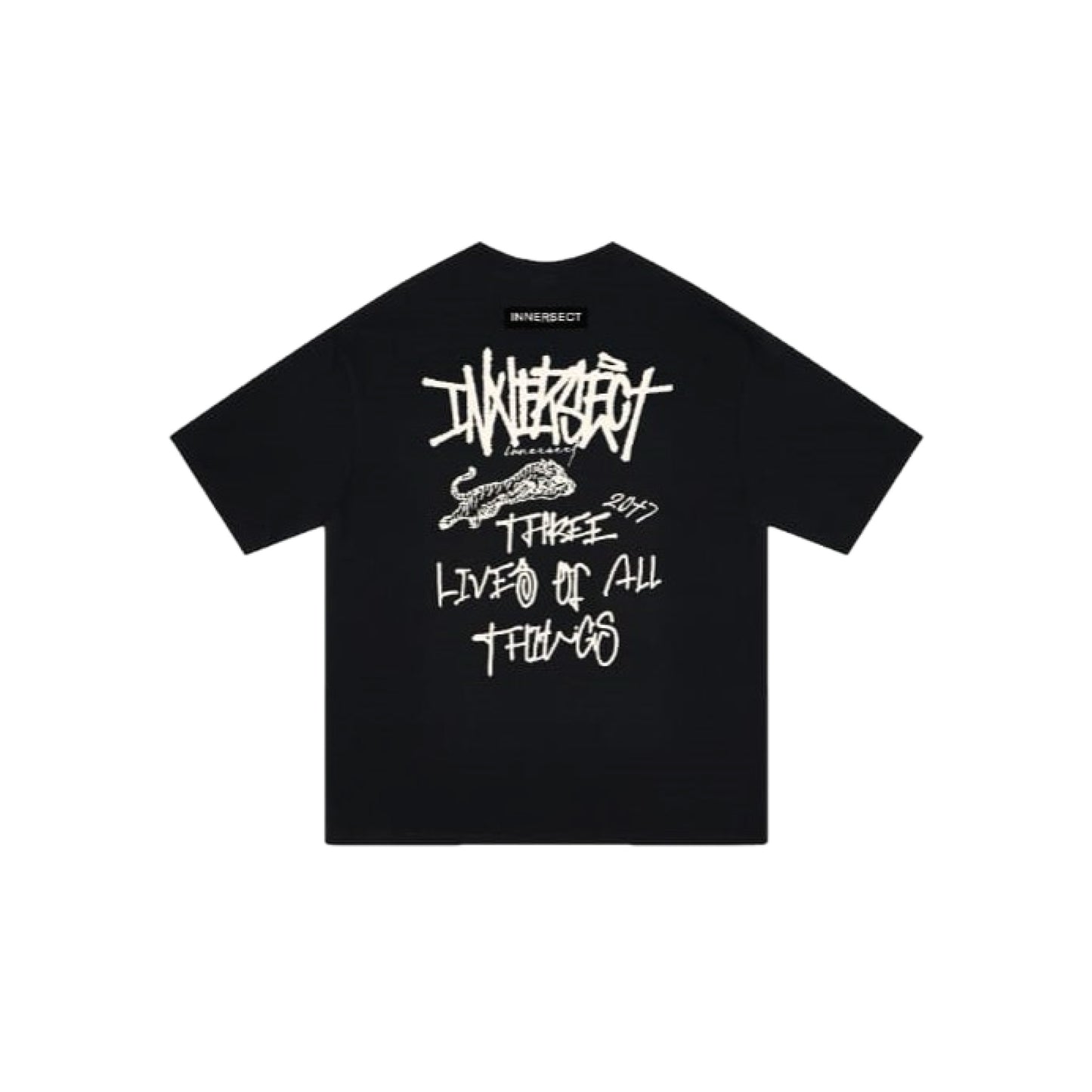 Innersect Vintage Graffiti T-Shirt 'Black'