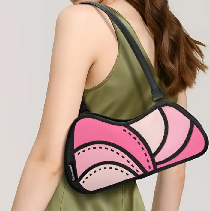 Jump From Paper Scallop Bag 'Pink Sweetie'