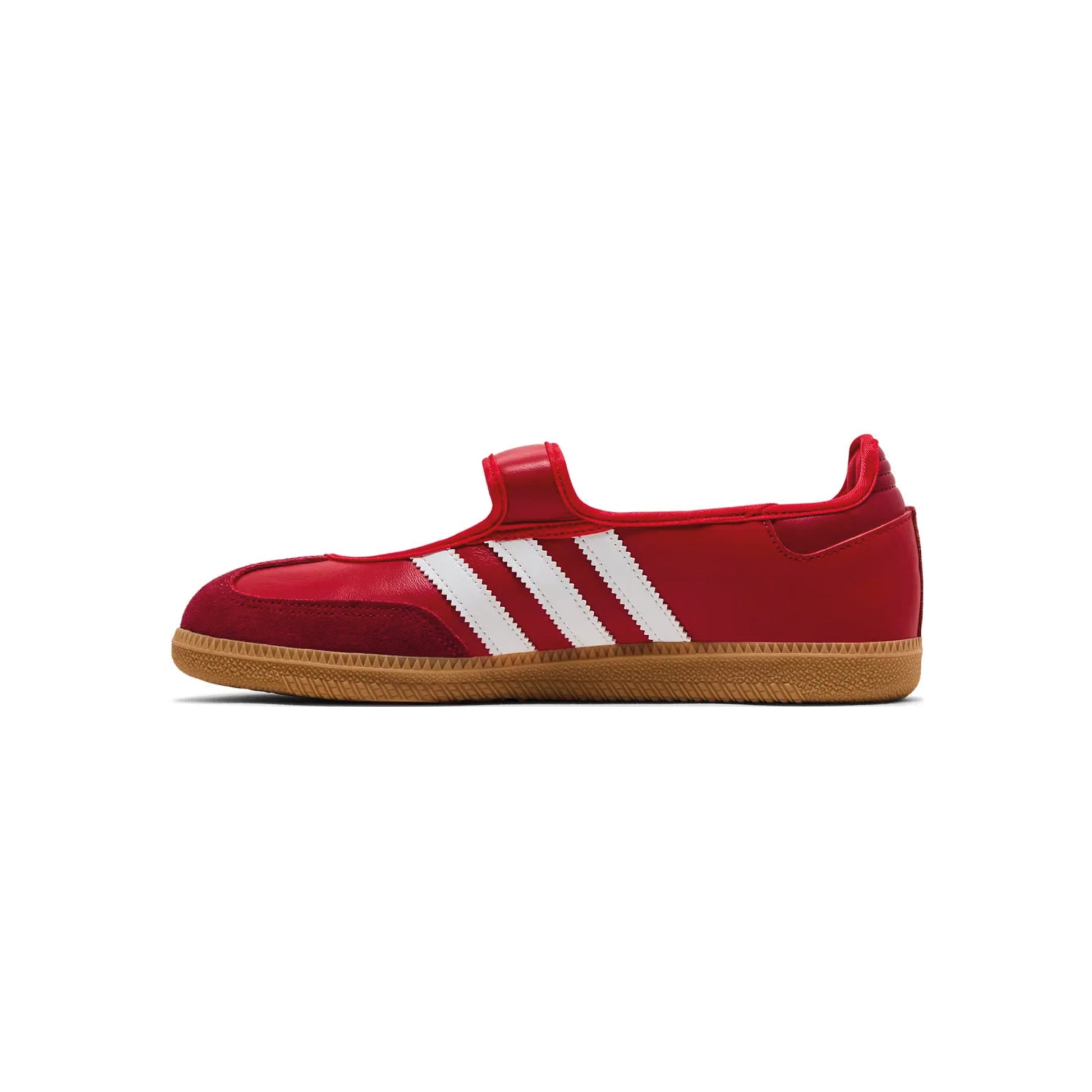 adidas Originals Samba Jane Scarlet Red Gum (WMNS) women’s sneakers – vintage leather lifestyle shoes at SneakSurf Singapore