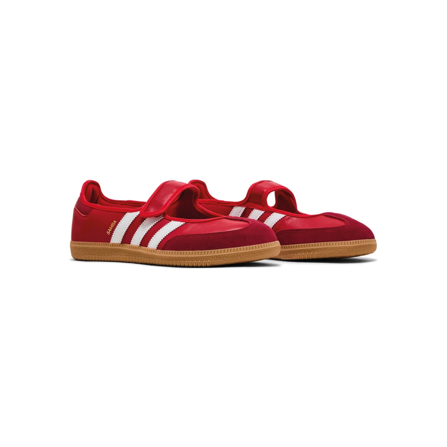 adidas Originals Samba Jane Scarlet Red Gum (WMNS) women’s sneakers – vintage leather lifestyle shoes at SneakSurf Singapore