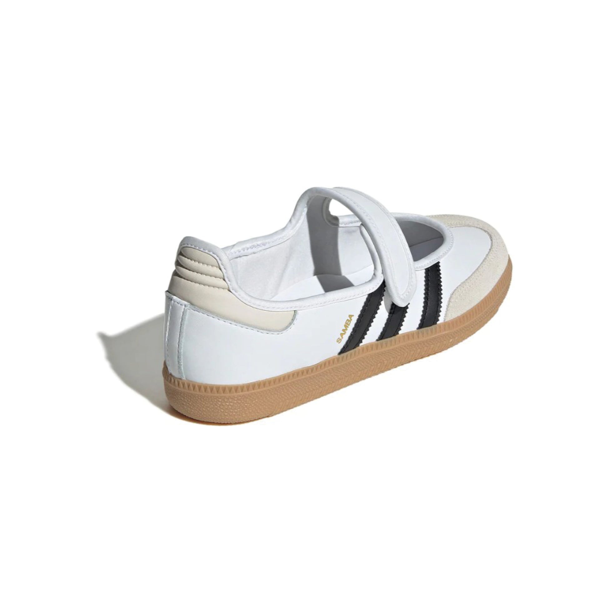 adidas Originals Samba Jane White Black Gum (GS) kids’ sneakers – classic retro leather shoes at SneakSurf Singapore