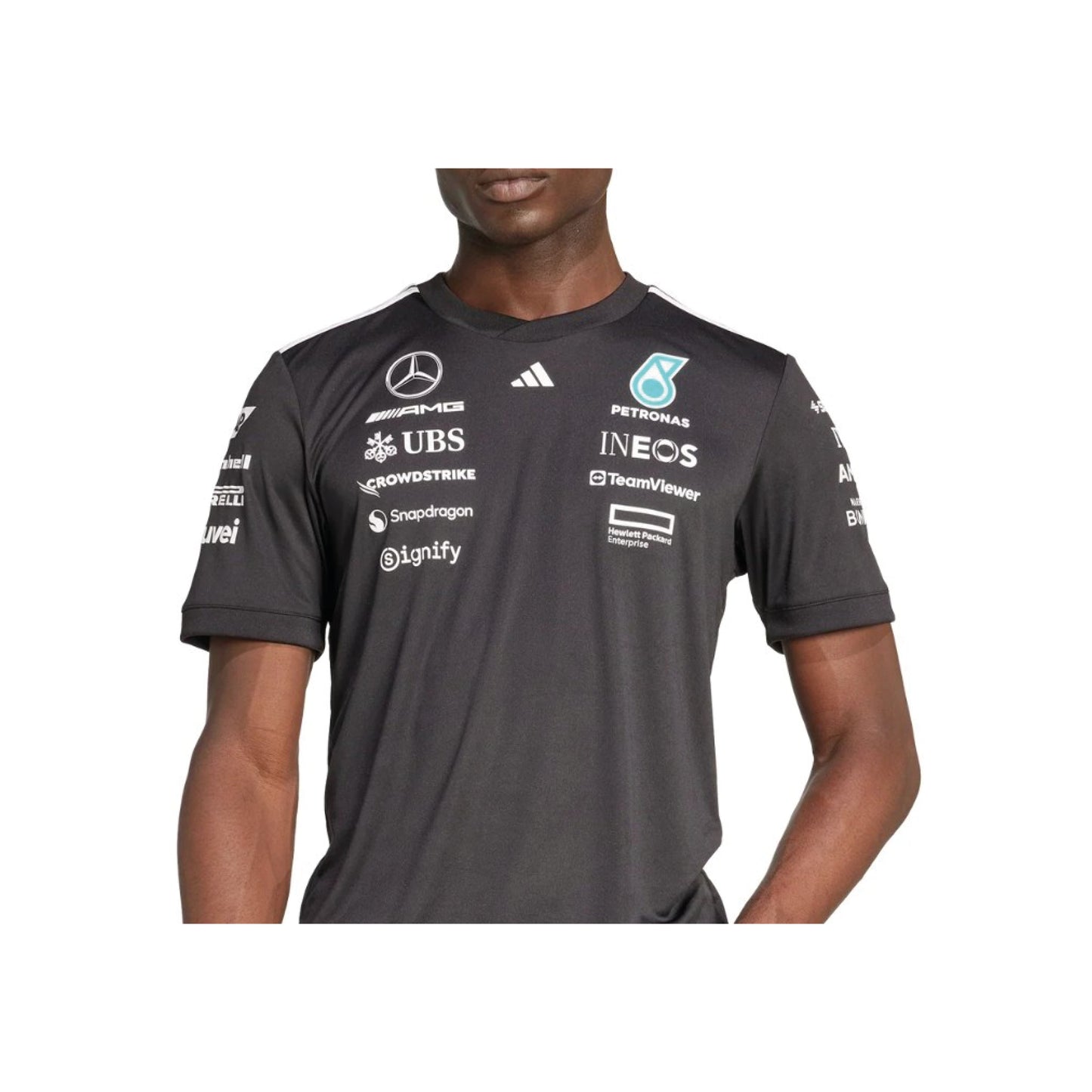 adidas Mercedes - AMG Petronas Formula One Team Driver Jersey ‘Black / White’