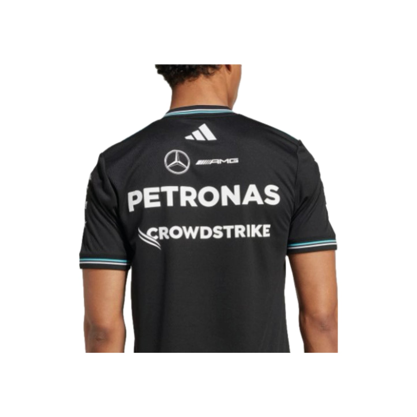 adidas Mercedes - AMG Petronas Formula One Team Driver Jersey Authentic ‘Black / White’