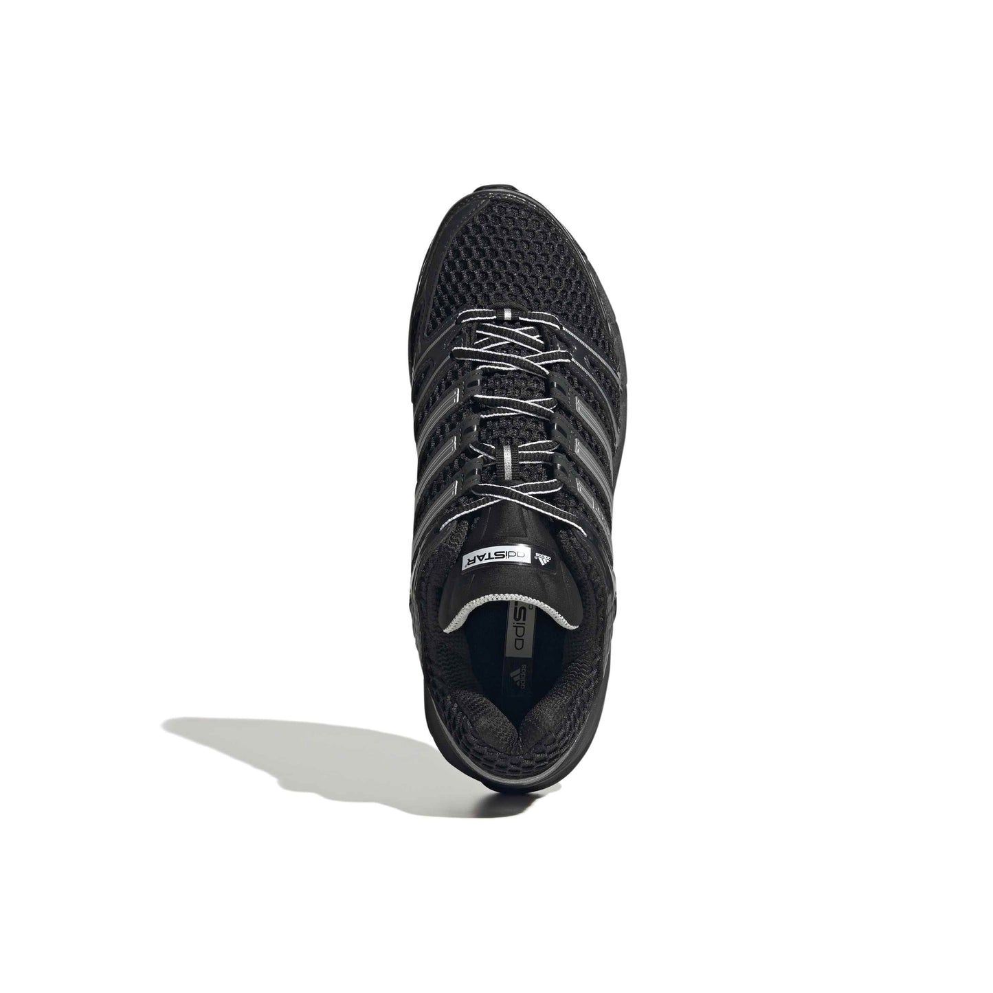 adidas Adistar Control 5 Core Black stability running shoes for long-distance training