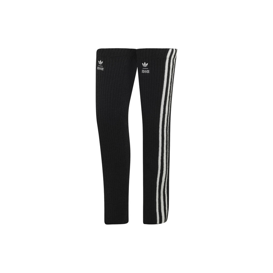 adidas Originals Leg Warmers 'Black / White' - front center view