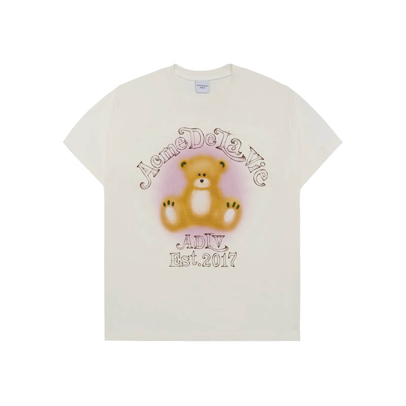ADLV Blur Sketch Bear SS T-Shirt 'Cream'