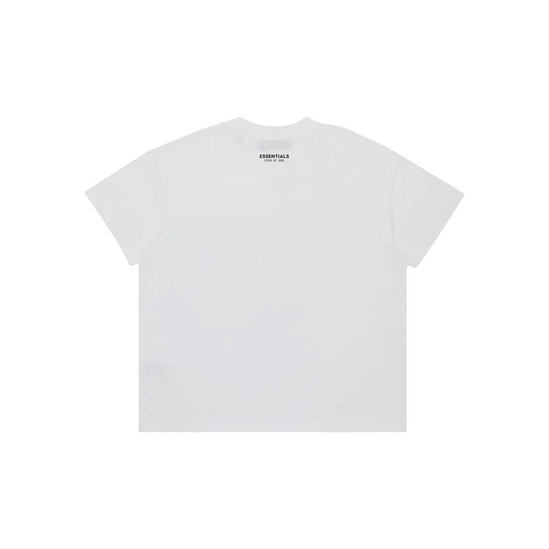Fear Of God Essentials Logo Appliquéd SS T-Shirt 'White'