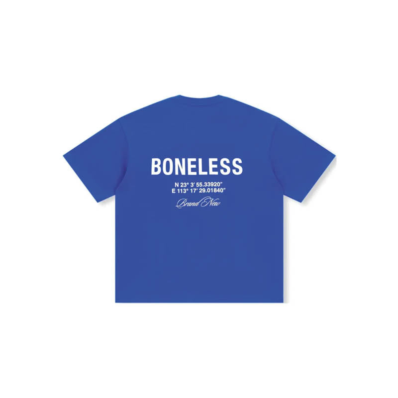 Boneless B-Series Logo SS T-Shirt 'Blue'