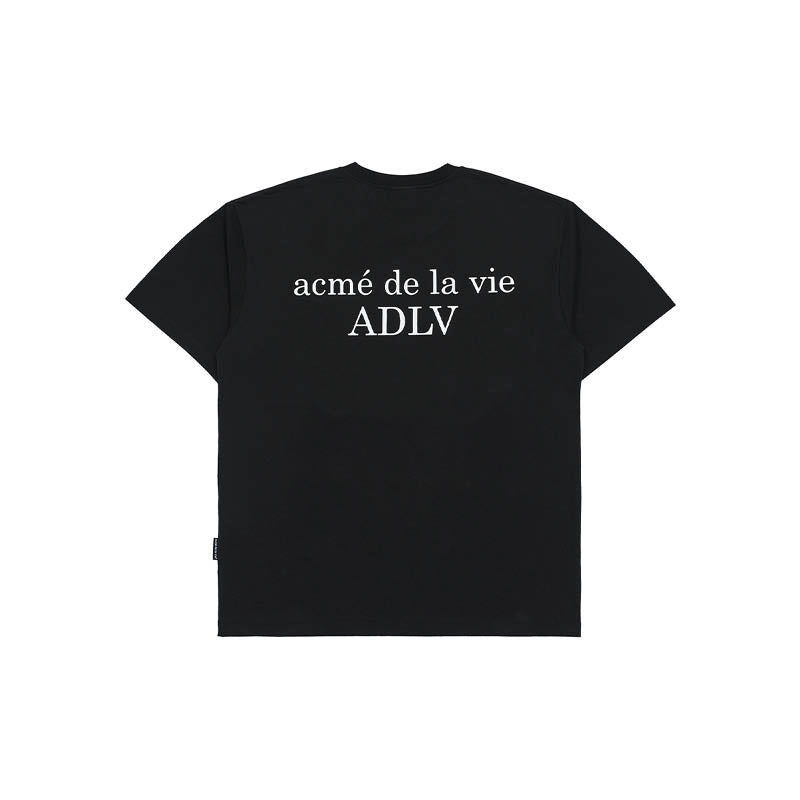 ADLV Baby Face Flower Garden Girl SS T-Shirt 'Black'