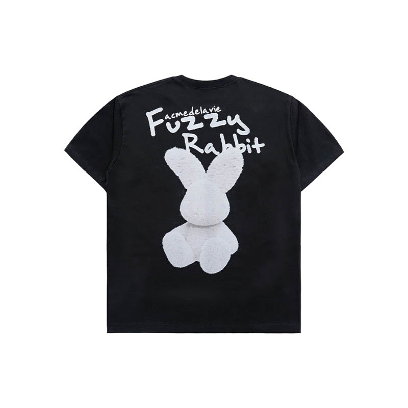 ADLV Doodle Fuzzy Rabbit SS T-Shirt ‘Black’