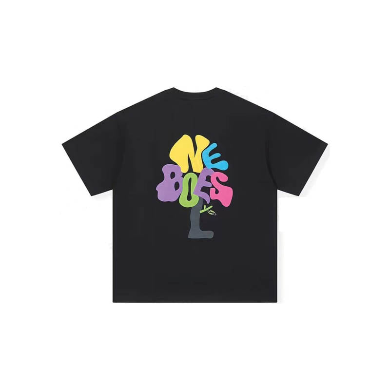 Boneless Tree Shape Logo SS T-Shirt 'Black'