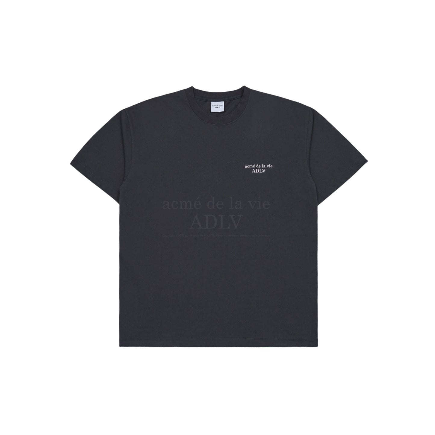 ADLV Basic Logo SS T-Shirt 'Charcoal'