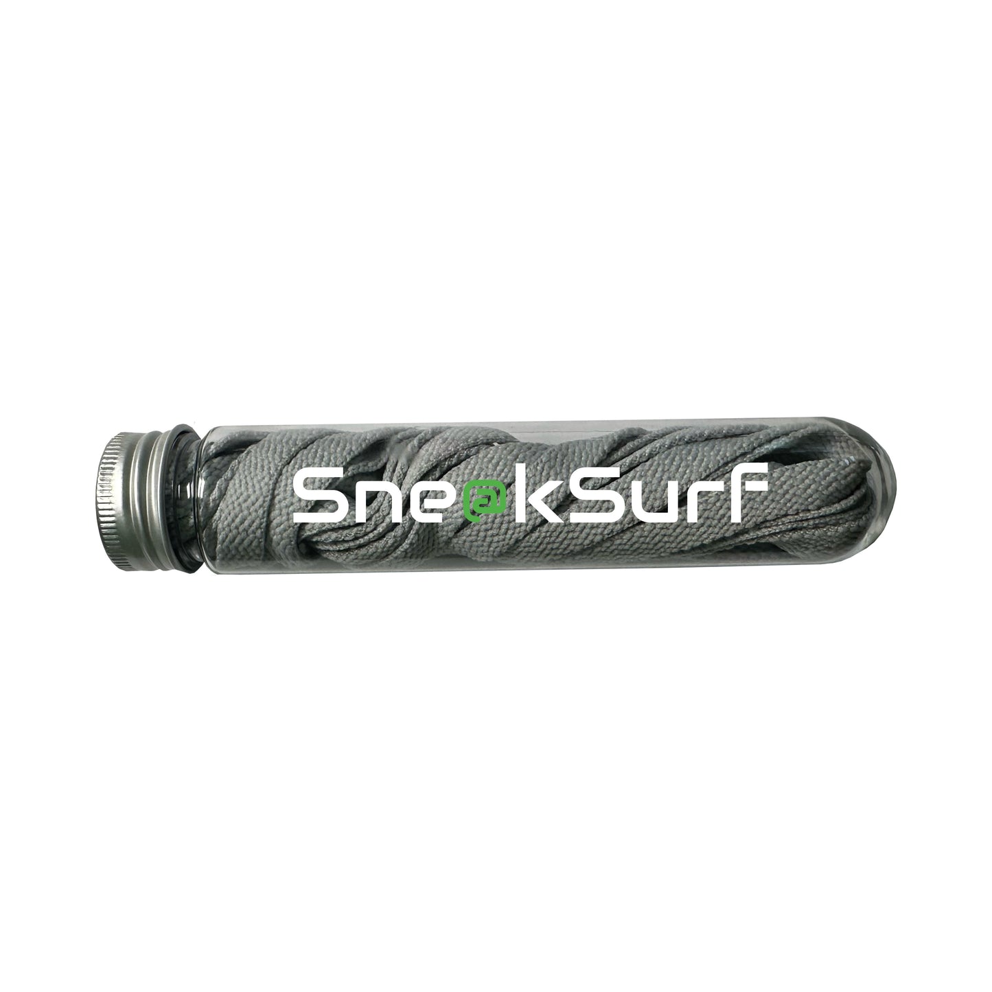 SneakSurf Flat Shoe Laces (Silver Grey) - 160MM