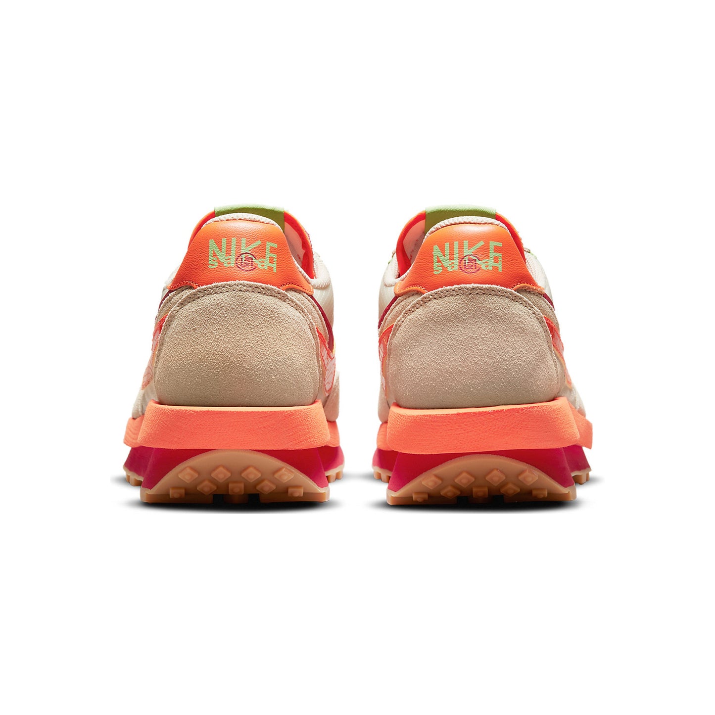 Nike LD Waffle Sacai Clot 'Orange Blaze'