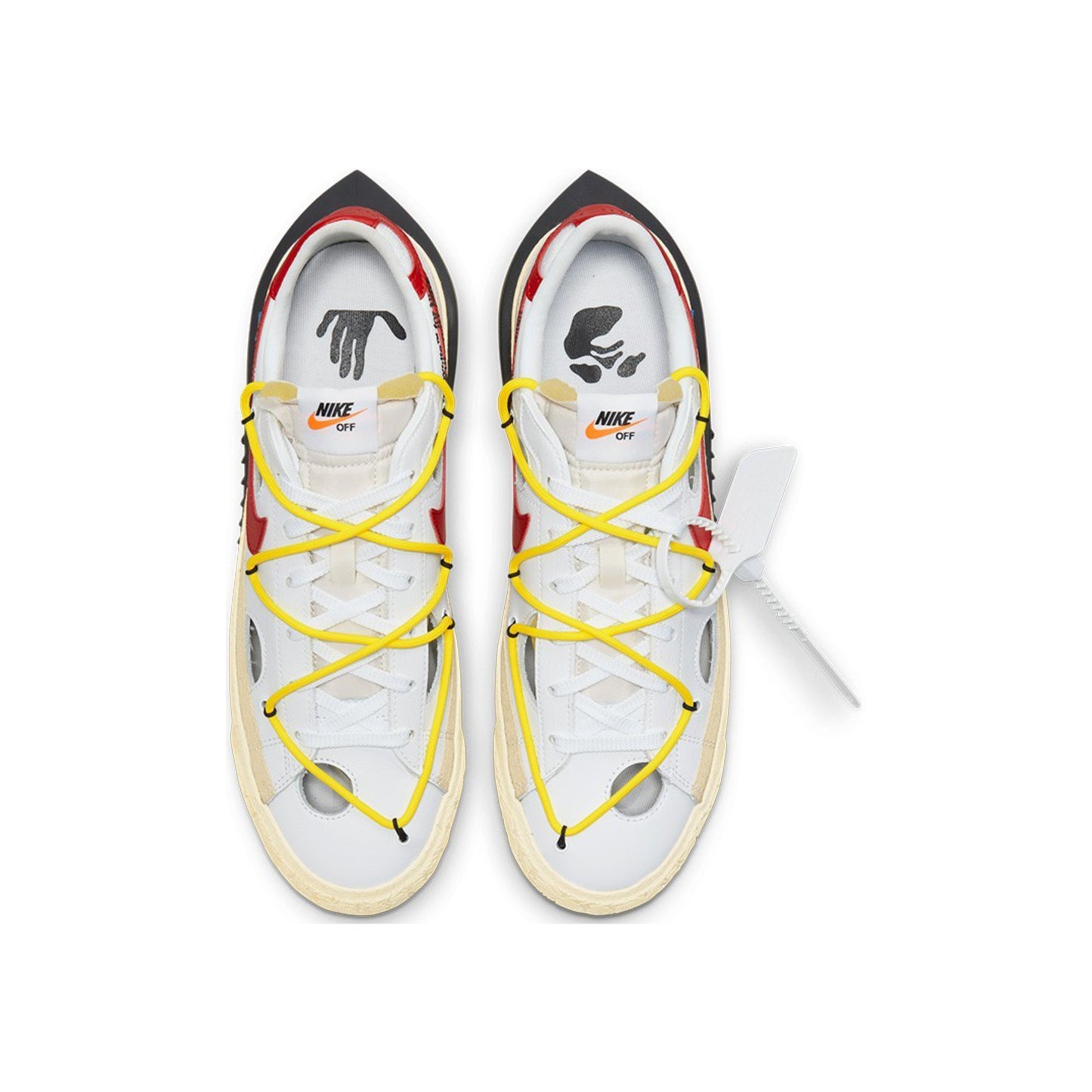 Nike Blazer Low X Off-White 'White University Red'