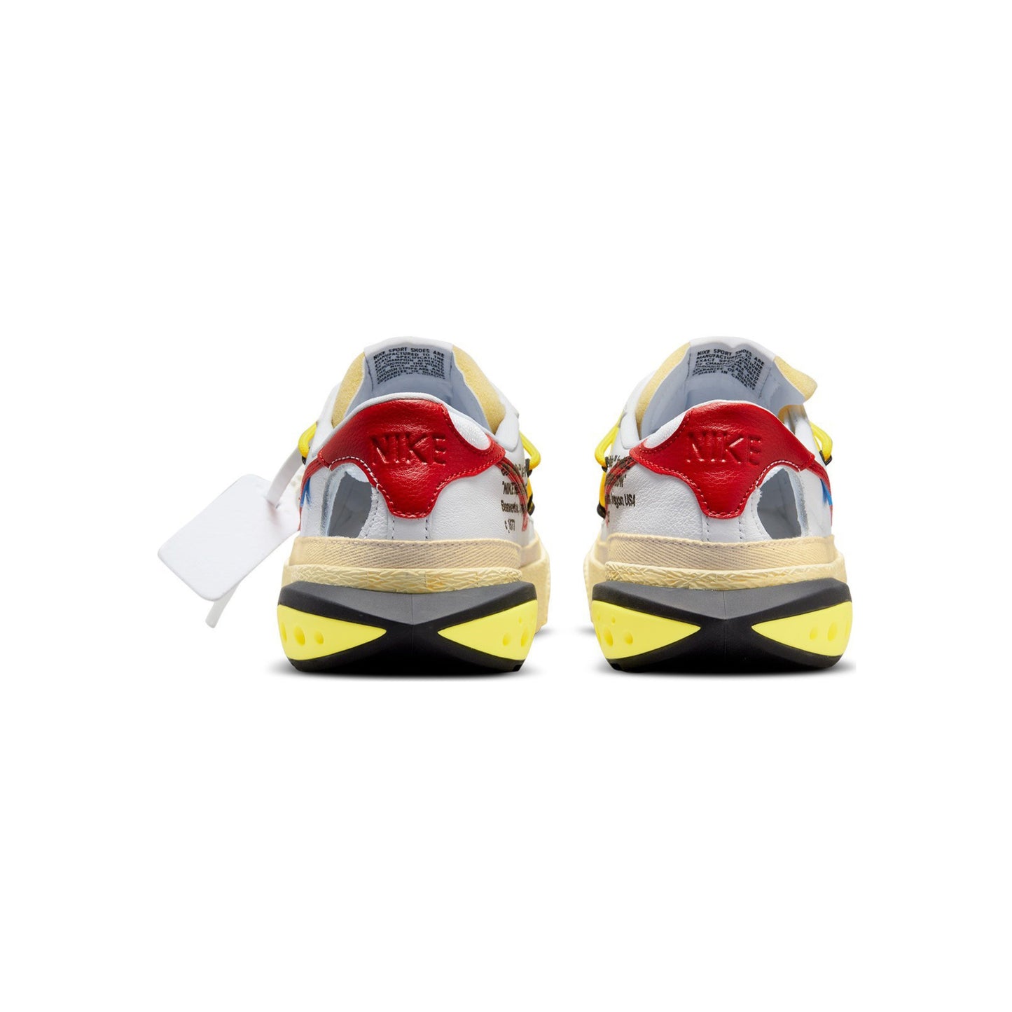 Nike Blazer Low X Off-White 'White University Red'