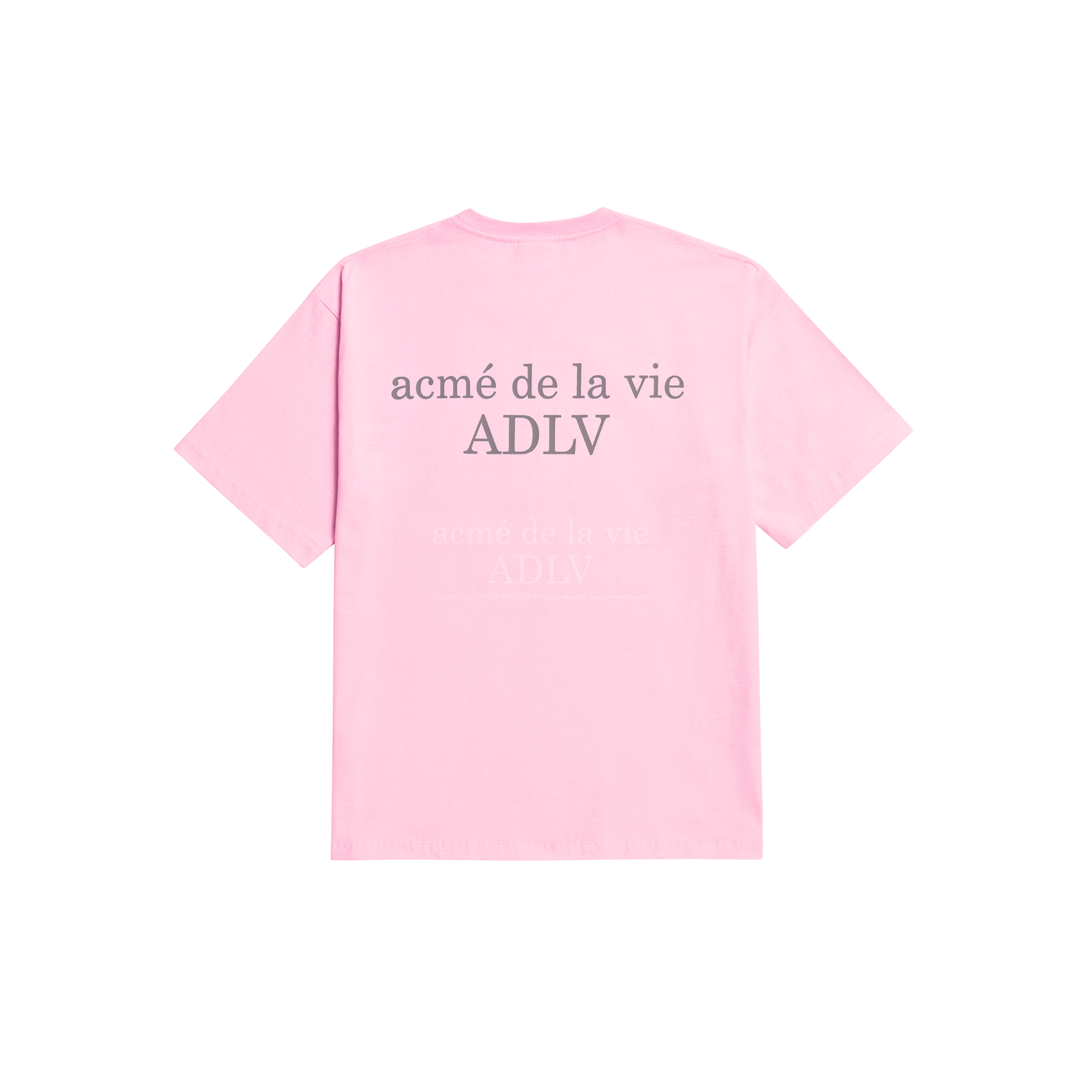 ADLV Basic Logo SS T-Shirt 'Light Pink'