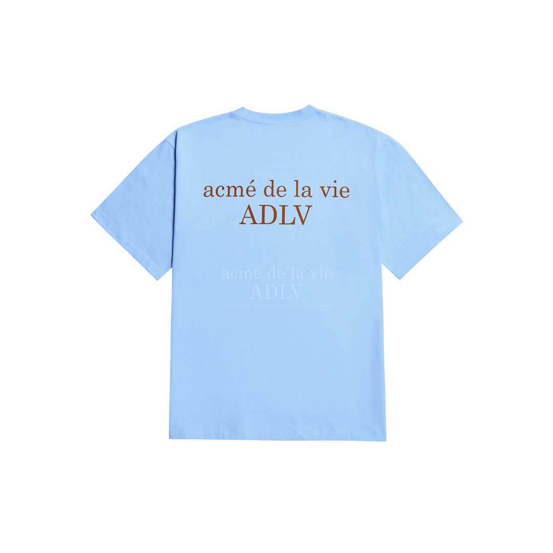 ADLV Basic Logo SS T-Shirt 'Sky Blue'
