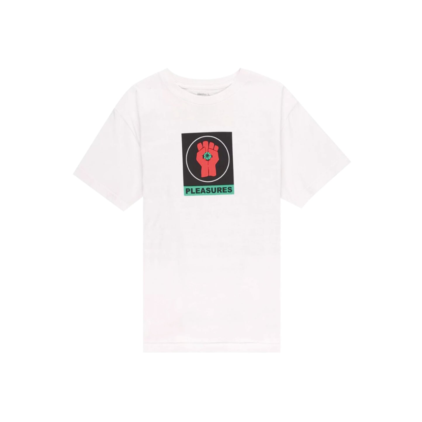 PLEASURES "BADGE" T-SHIRT WHITE