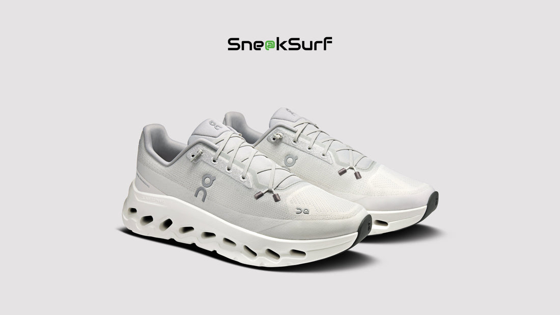 Image of the On Cloudtilt ‘Glacier Ice,’ a lightweight lifestyle sneaker featuring CloudTec® Phase cushioning, sculpted midsole design, and a cool icy blue–white palette, made for effortless comfort and urban style.