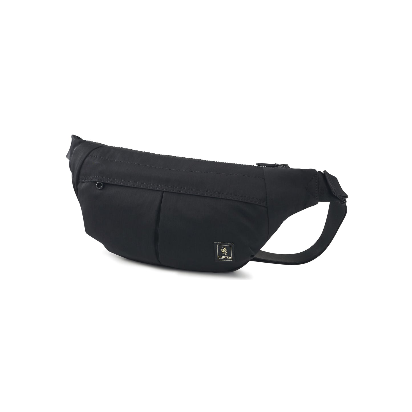 PORTER INTERNATIONAL Escape Fanny Pack Black lightweight waist bag adjustable strap zip compartments everyday carry accessory