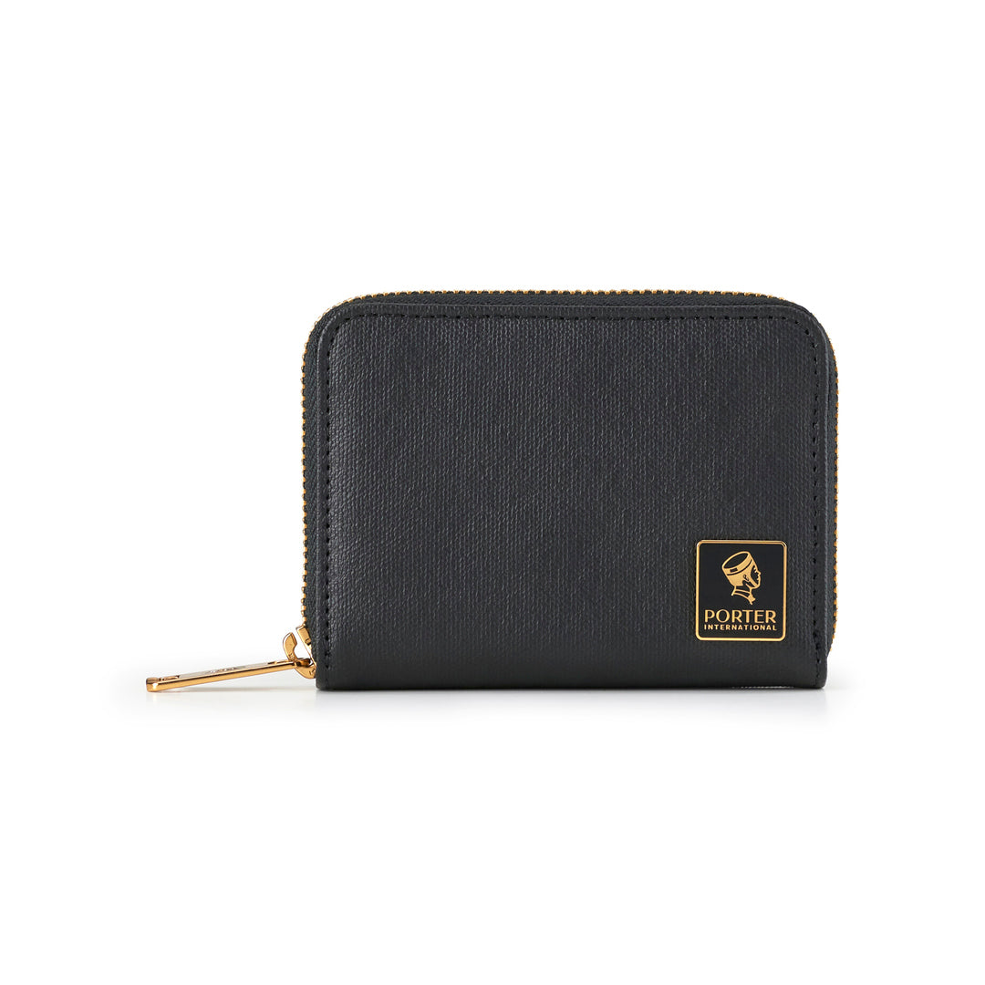 PORTER INTERNATIONAL Mori Coin Case 'Black' - front view