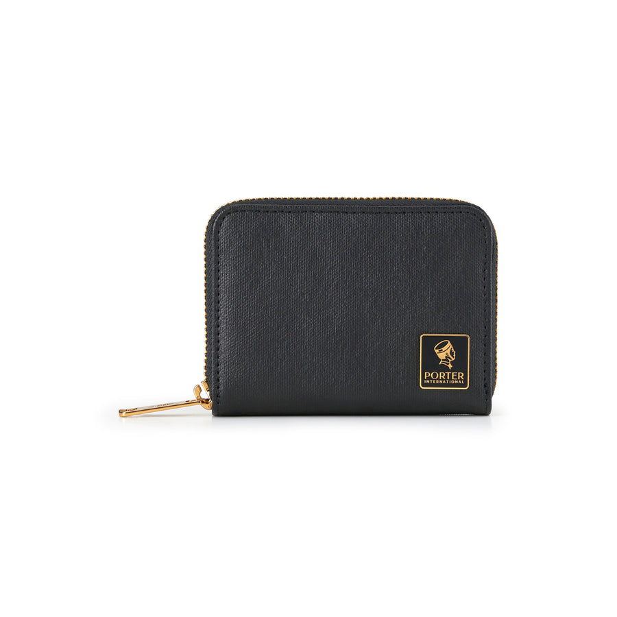 PORTER INTERNATIONAL Mori Coin Case 'Black' - front view